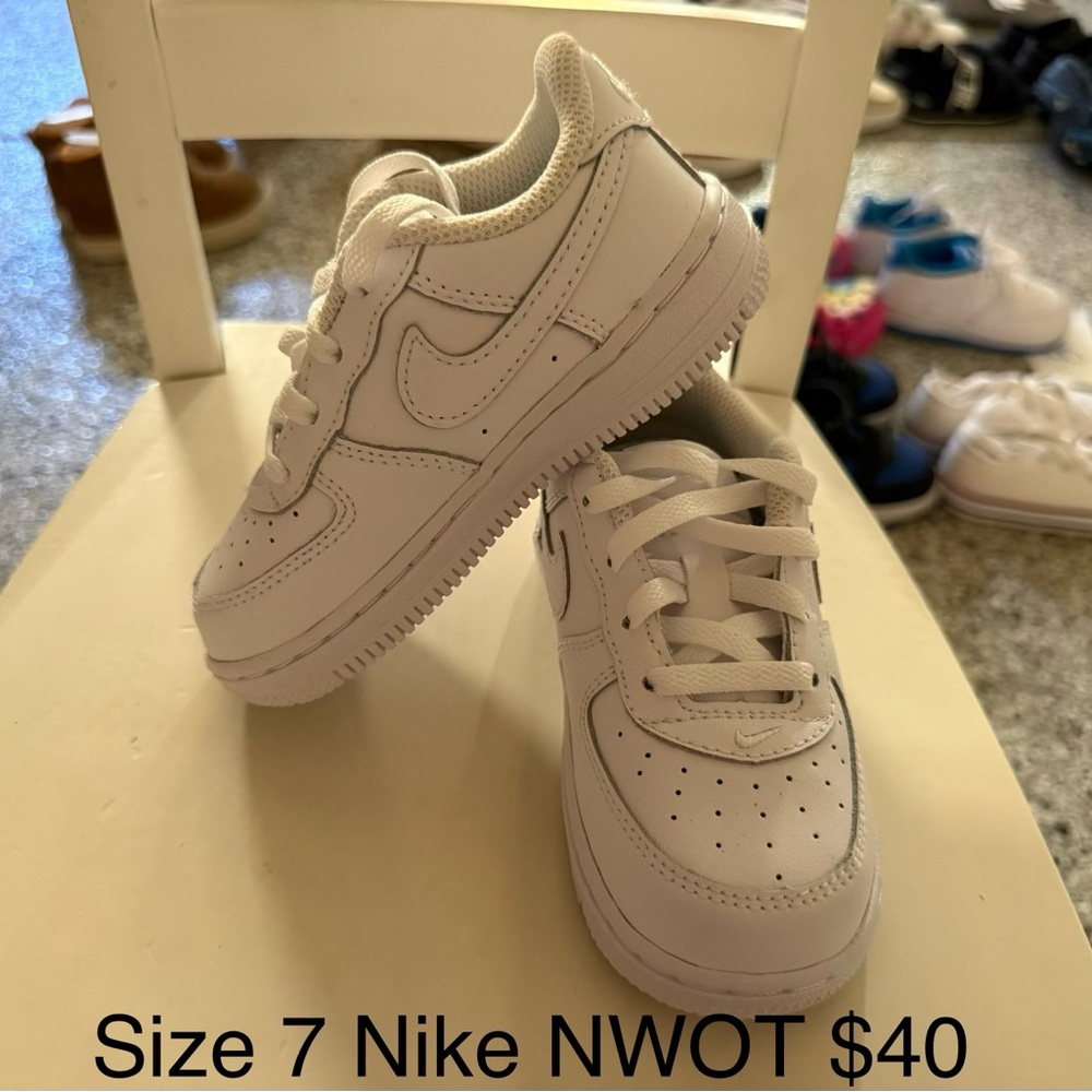 Nike Kids White Sneakers